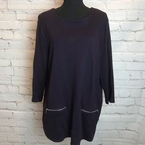 Croft&barrow Long Sleeve Knit Top